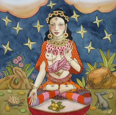 White Tara under the Stars