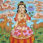 White Tara with Deer