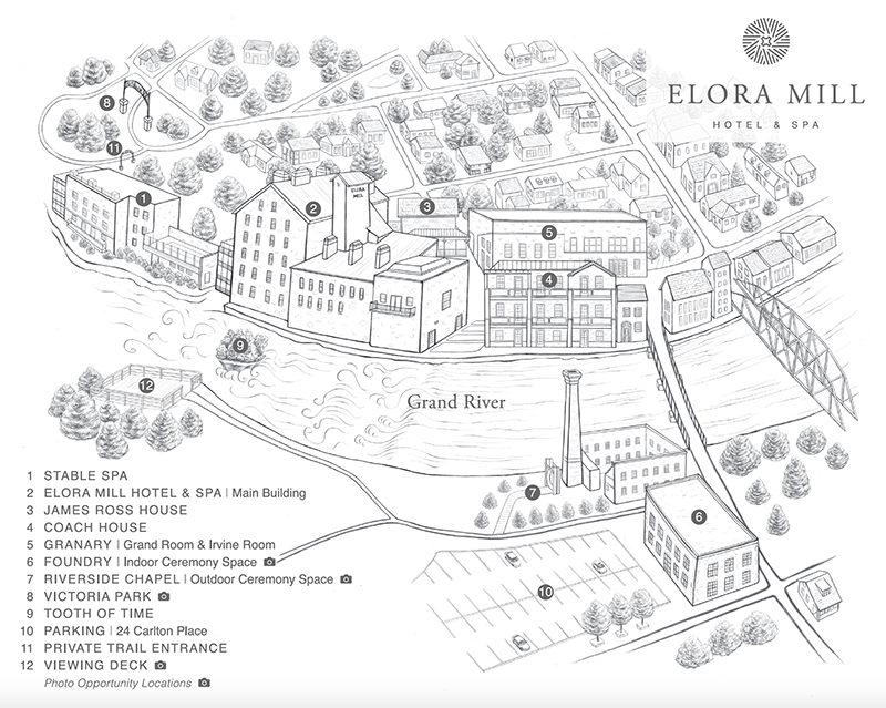 Elora Mill Map Lasha Mutual Fine Art Lasha Mutual Fine Art