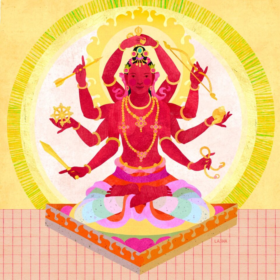 Heroic Red Tara ~ Pravita Tara ~ Rabtupa We Drolma