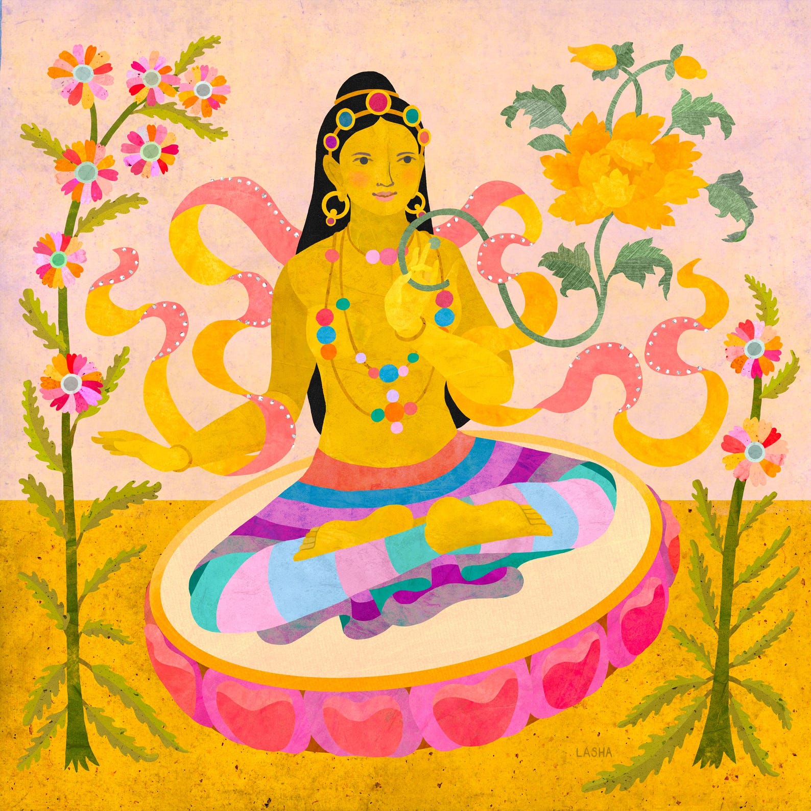 Tara Proclaiming the Sound of HUM ~ Hum Sarva Nadini Tara ~ HUM Dra Dolpi Drolma