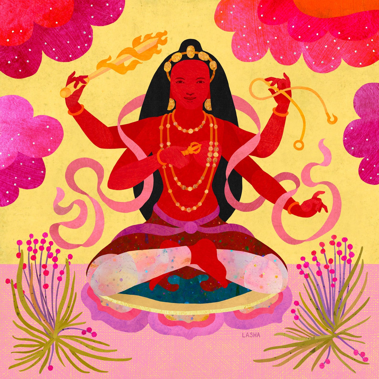 Tara Victorious over the Three Levels of the World ~ Trai Lokya Vijaya Tara ~ Jig Ten Sum Lay Nam Par Gyal We Drolma