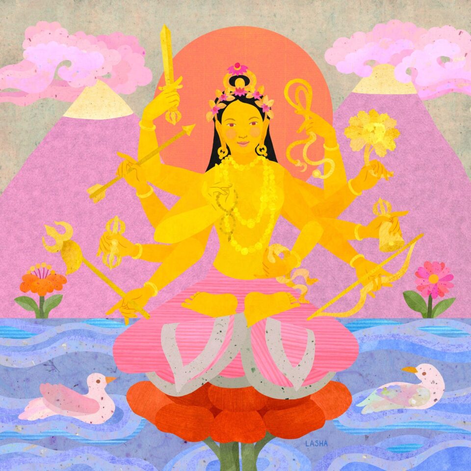 Golden Colour Tara ~ Kanaka Vana Tara ~ Ser Mo Serdok Chen Ge Drolma