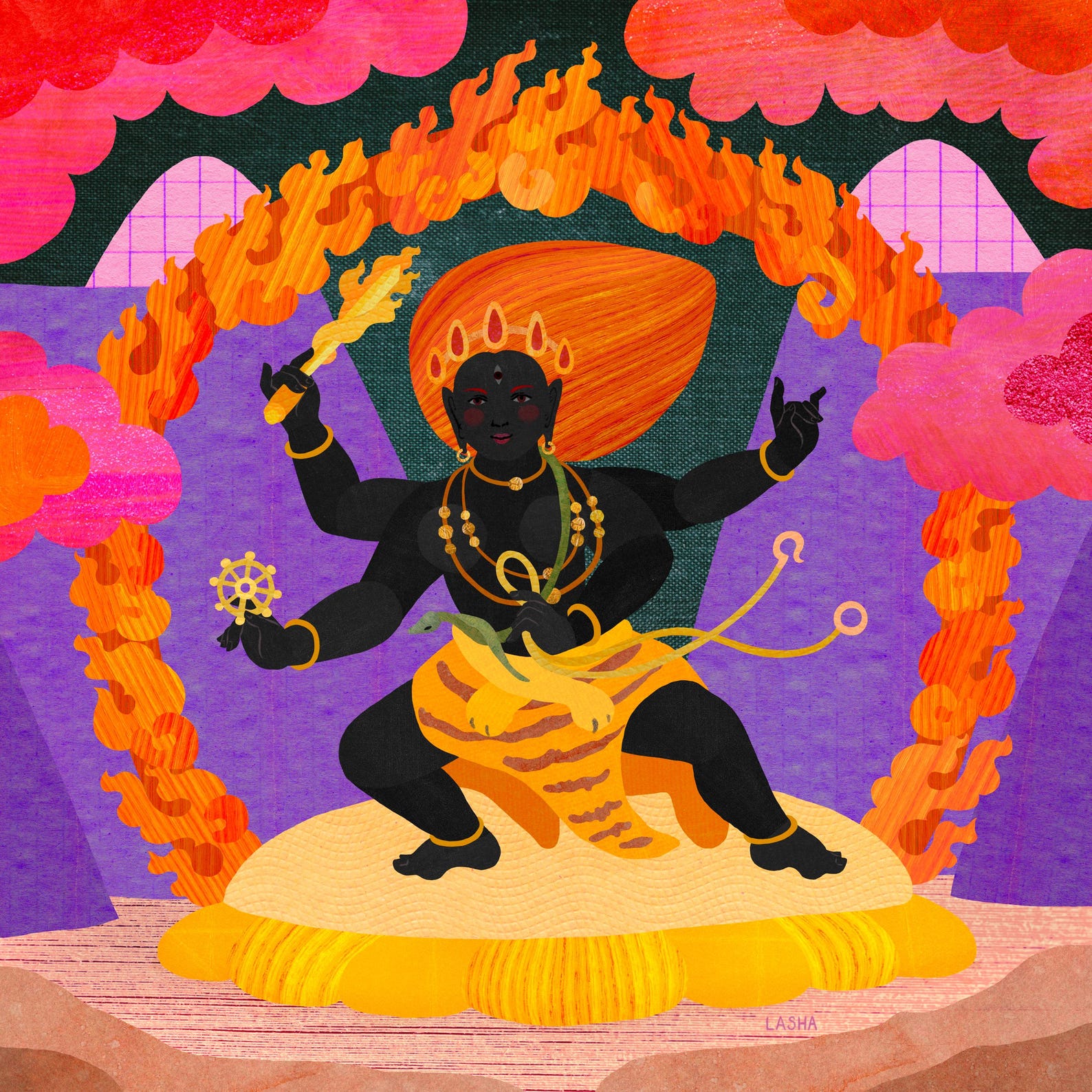 Tara Who Crushes Adversaries ~ Vadi Pramardani Tara ~ Golwa Jompi Drolma