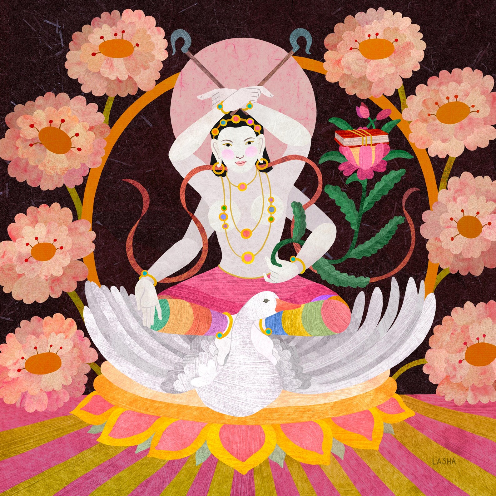 Victorious Tara Who Increases Realizations ~ Sita Vijaya Tara ~ Rab Tu Gye Pi Drolma
